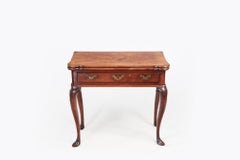 18th Century Mahogany Fold-Over Tea Table