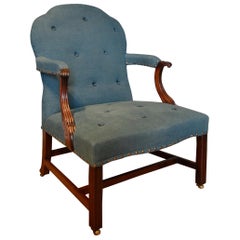 18th Century Mahogany Gainsborough Chair