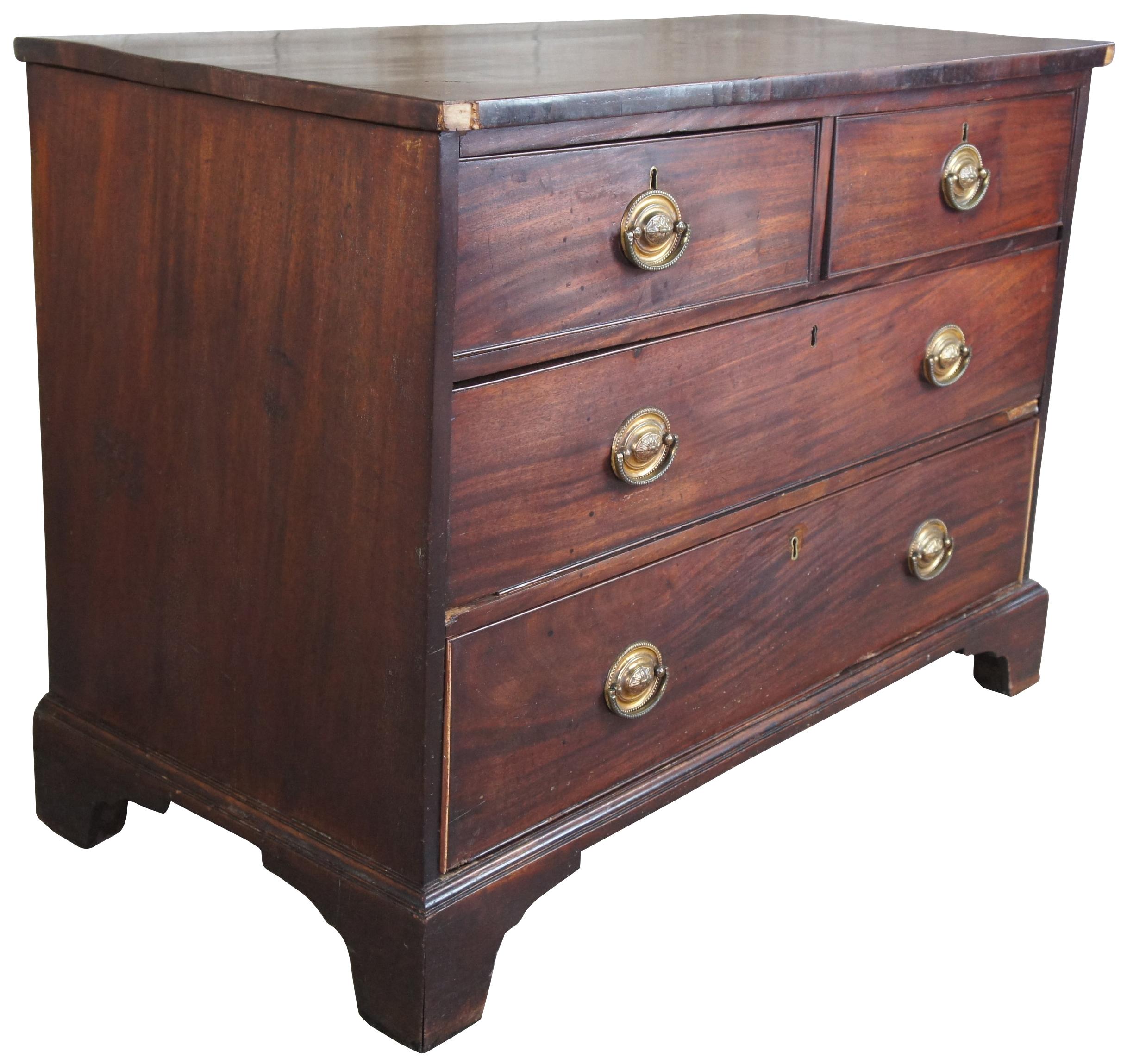 mahogany chest of drawers antique