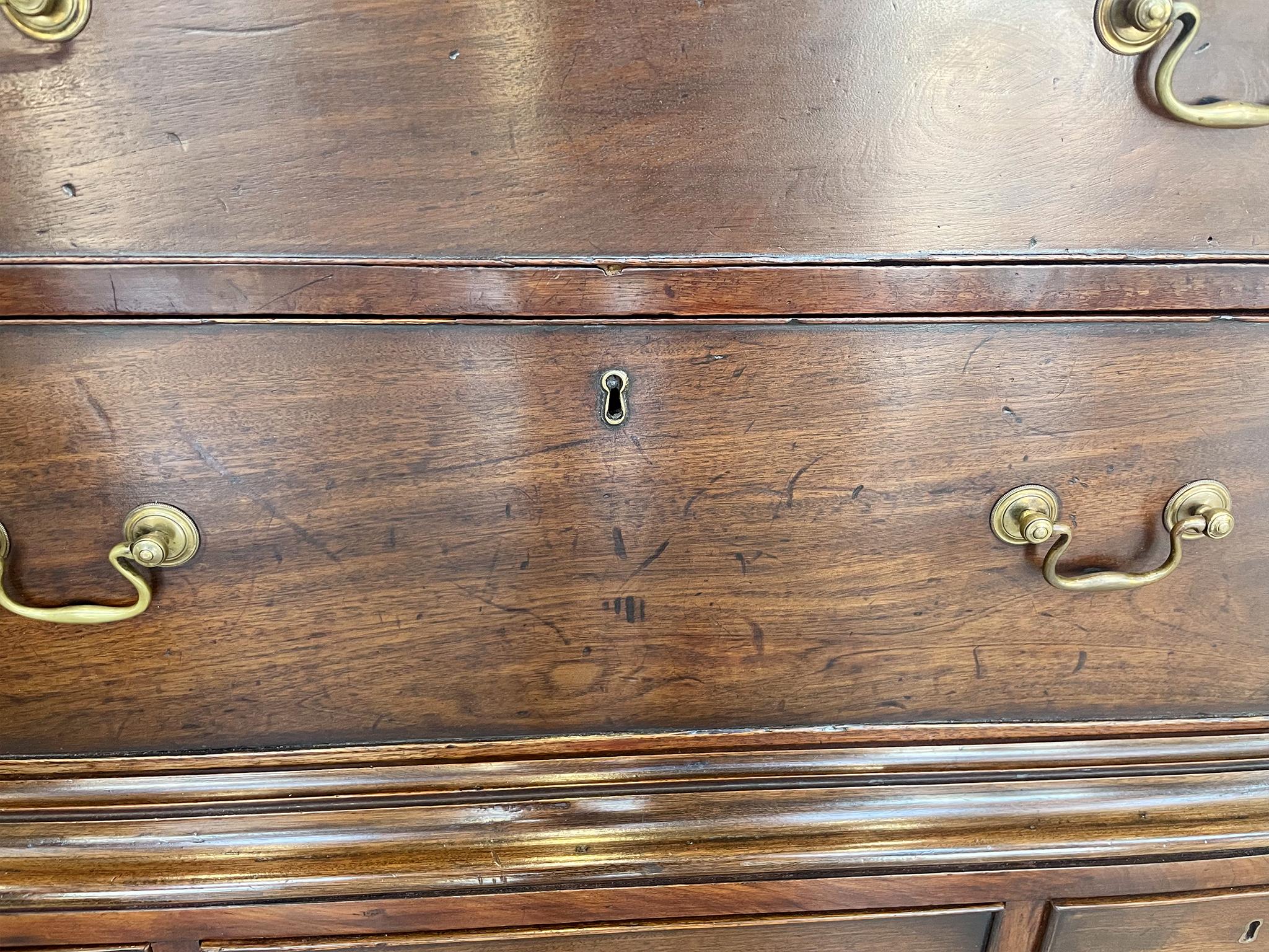 18th Century Mahogany Highboy Chest of Drawers 8