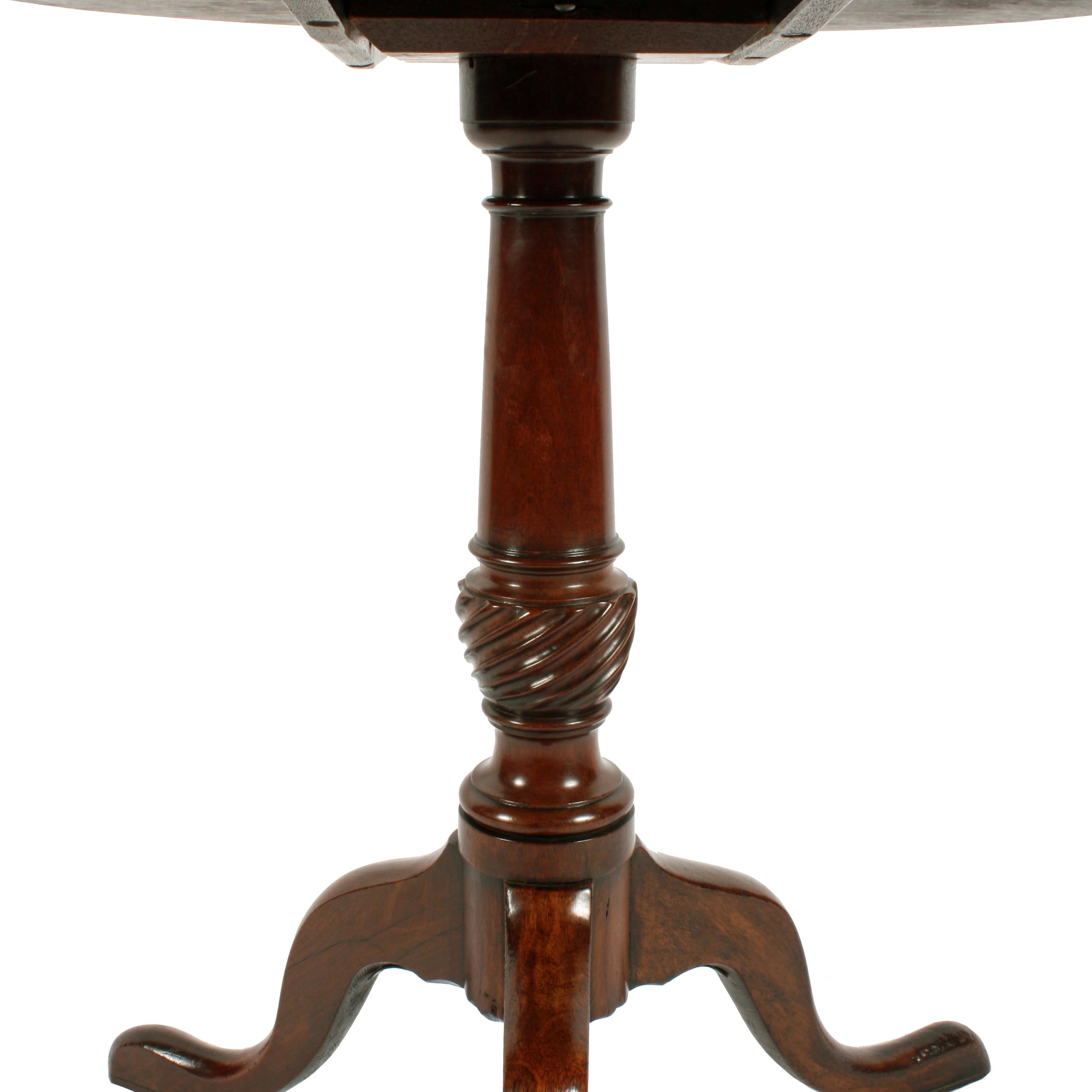 18th Century Mahogany Lamp Table 2