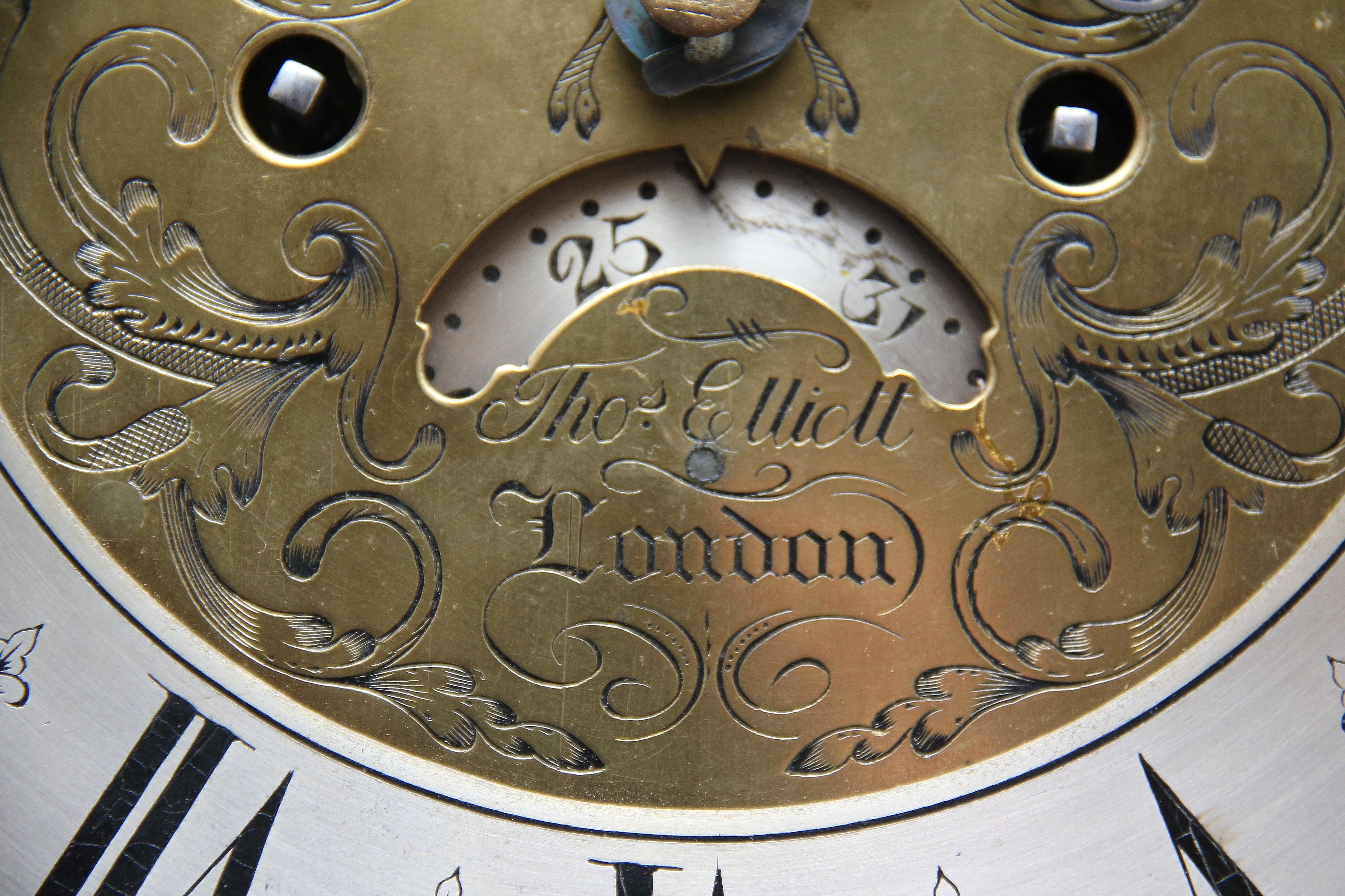 18th Century Mahogany Long Case Clock 9