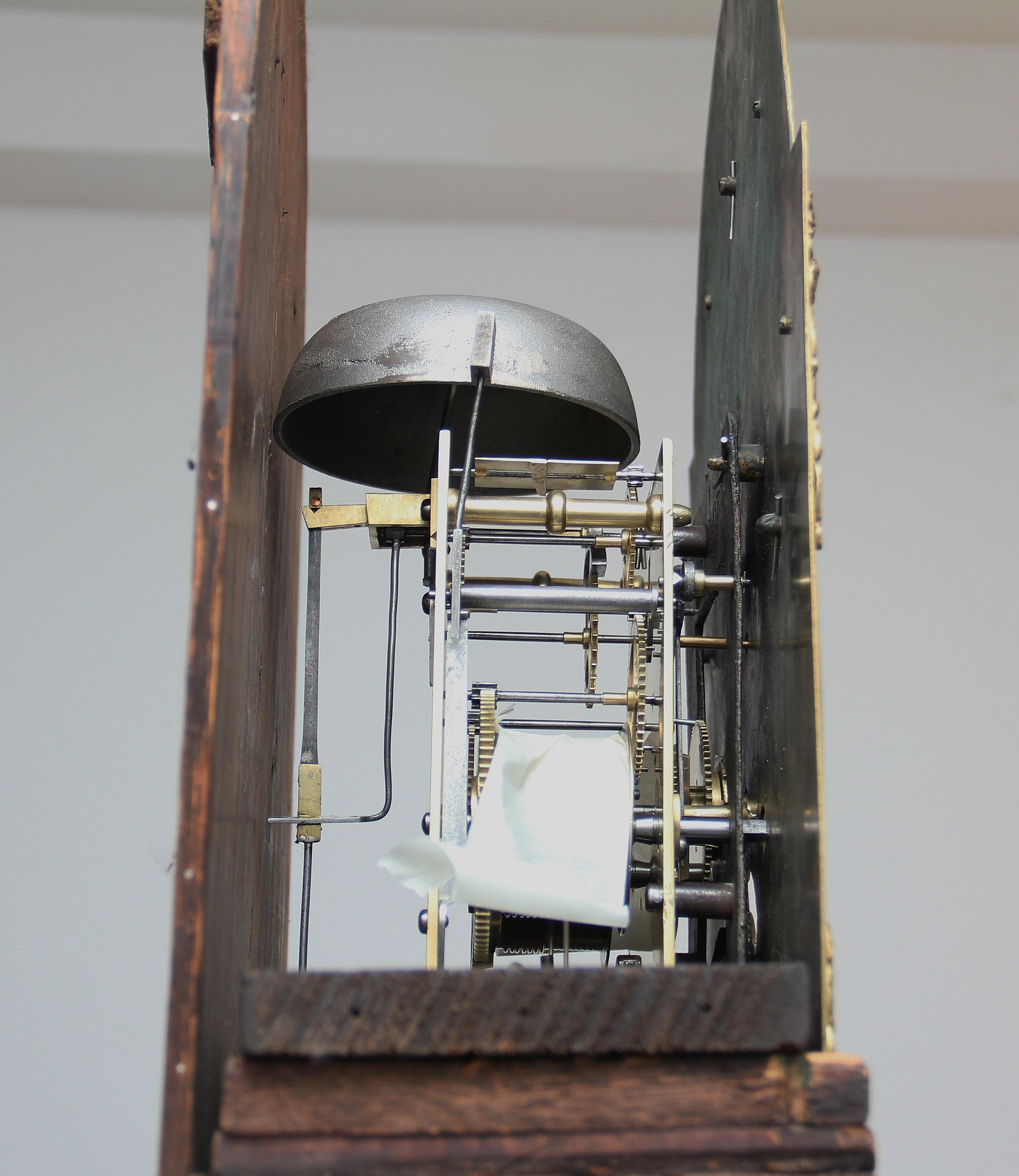 18th Century Mahogany Long Case Clock 12