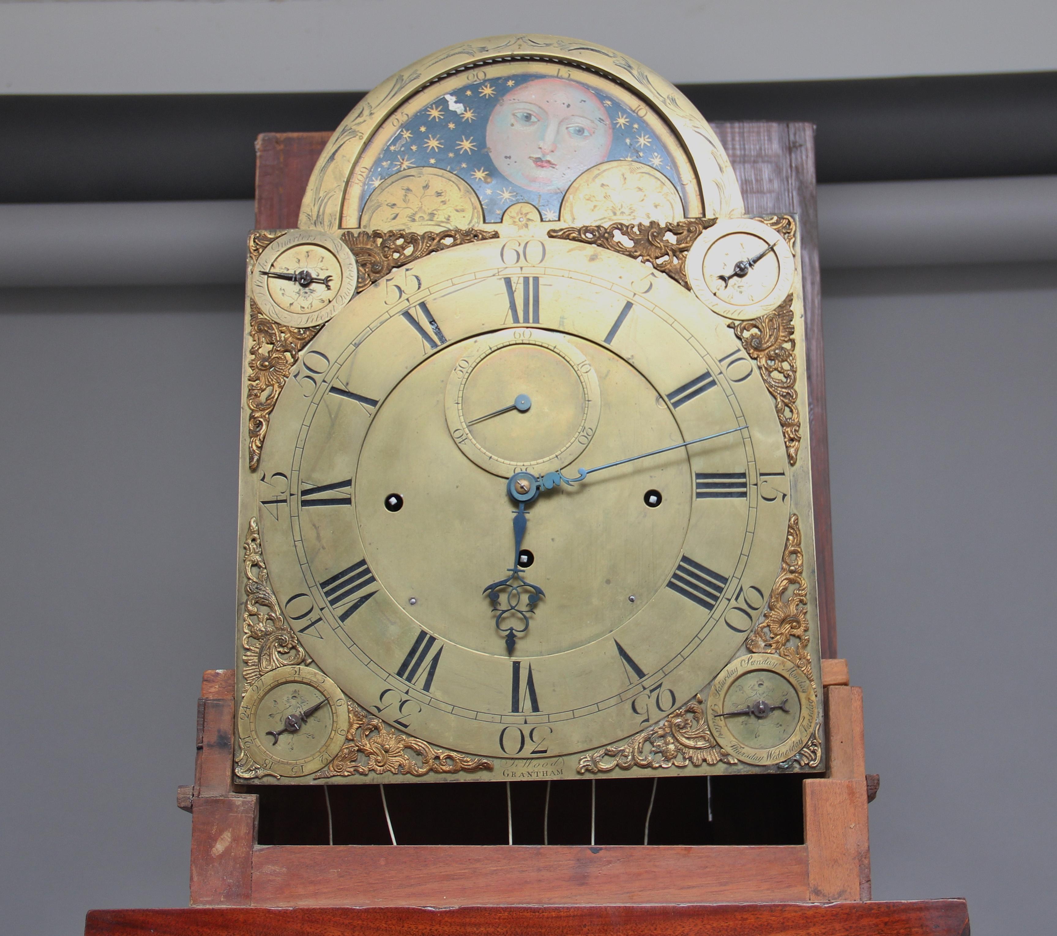 18th century grandfather clock