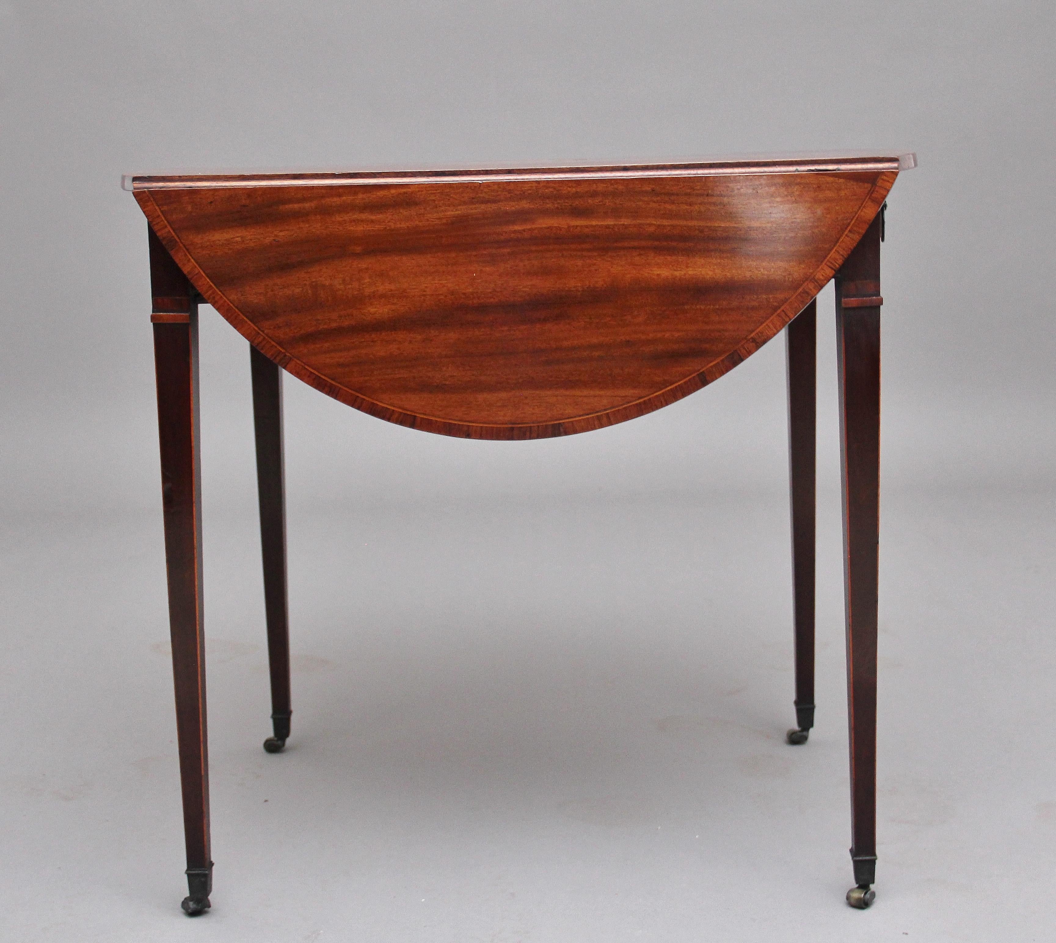 18th Century Mahogany Pembroke Table In Good Condition In Martlesham, GB