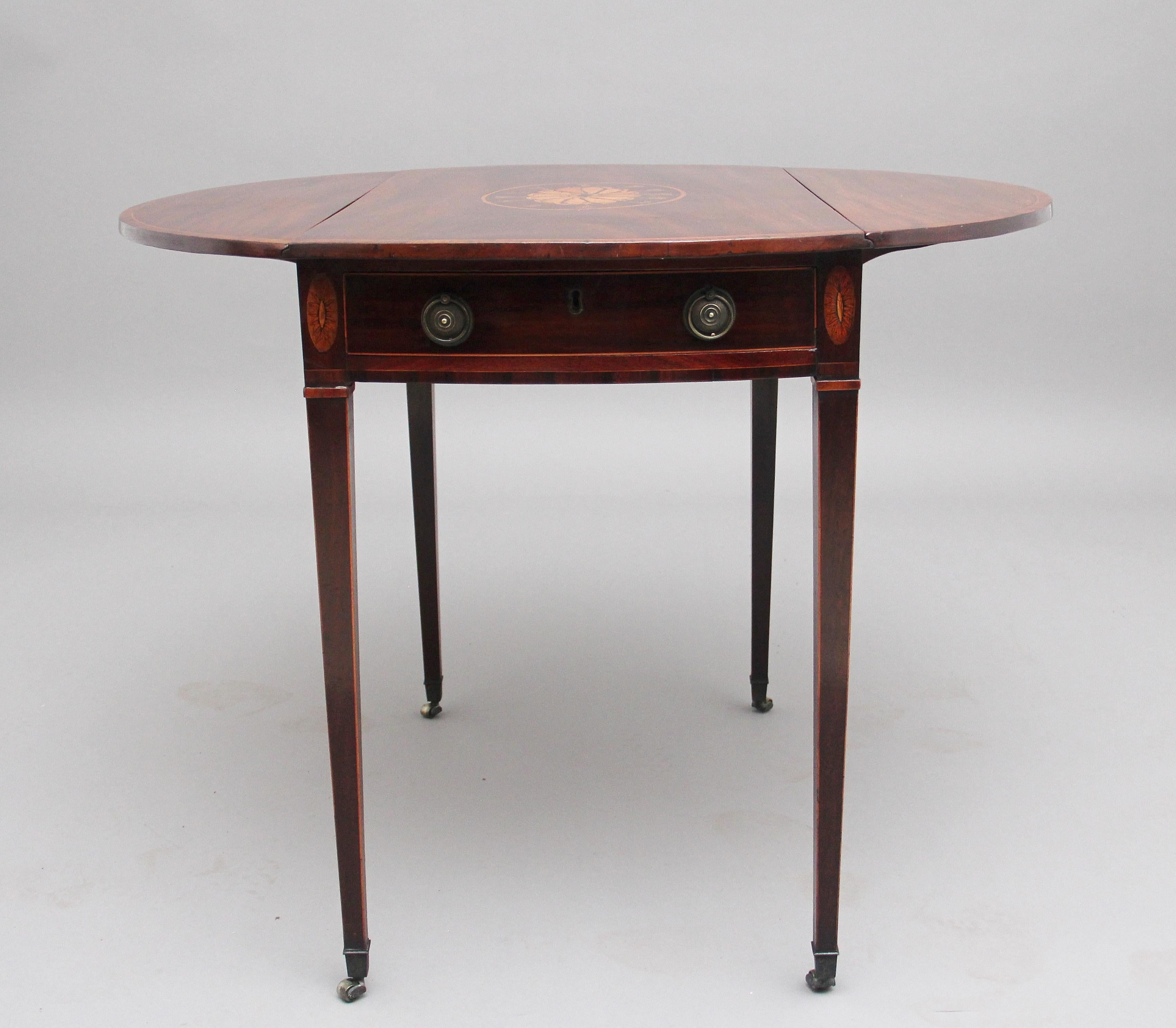18th Century Mahogany Pembroke Table 1