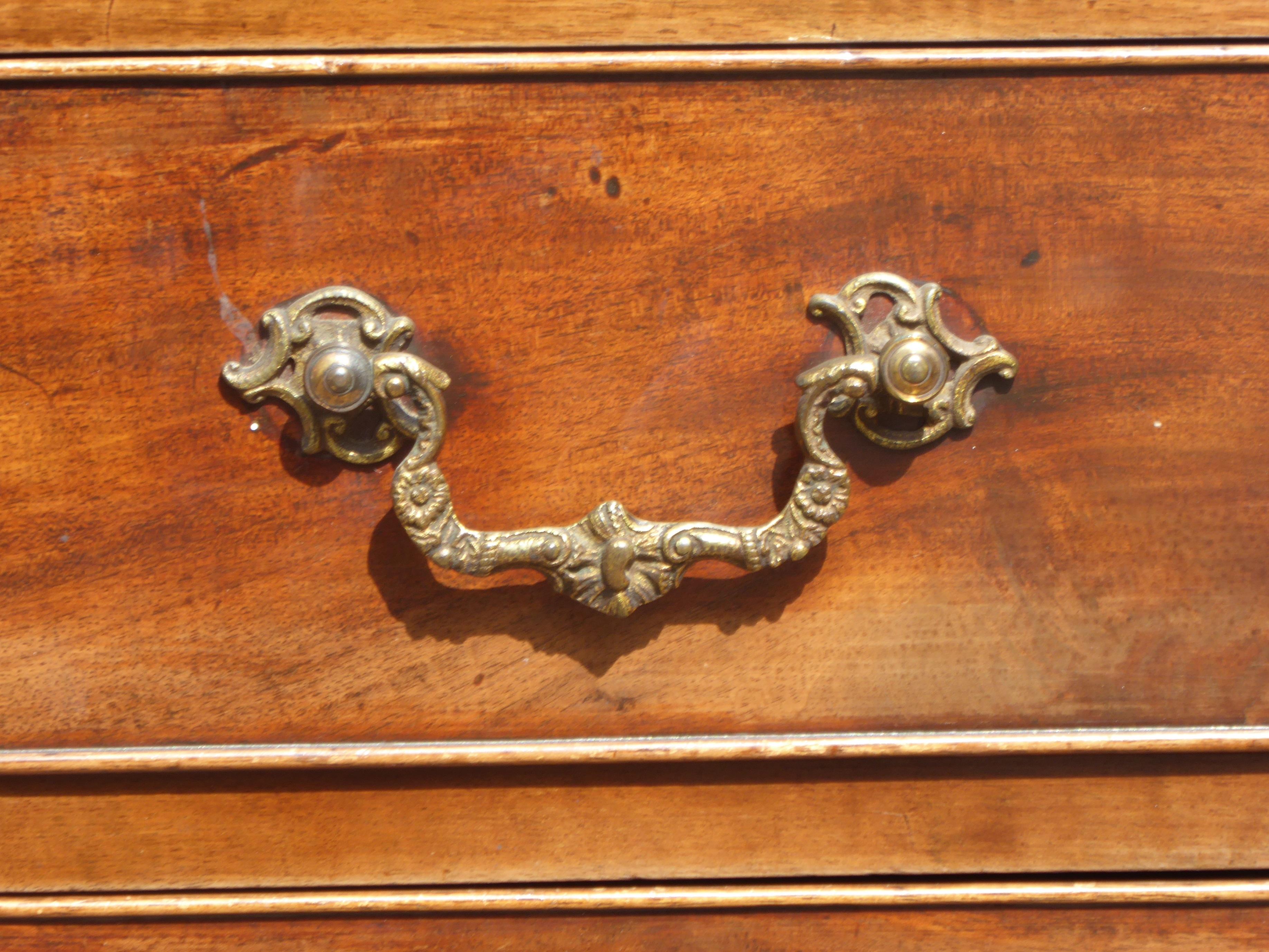 18th Century Mahogany Secretary Bookcase 1