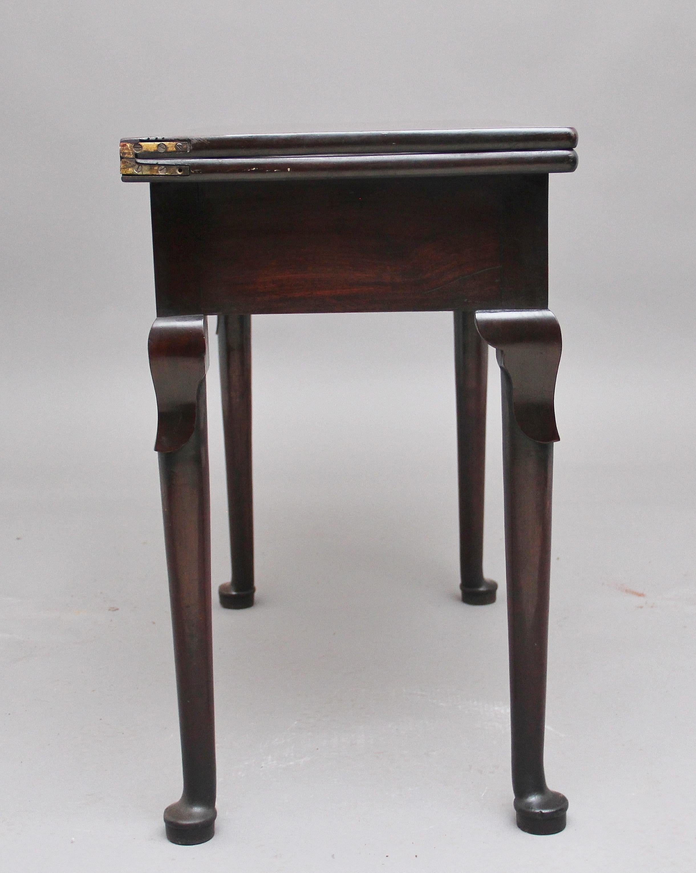 British 18th Century Mahogany Side Table For Sale