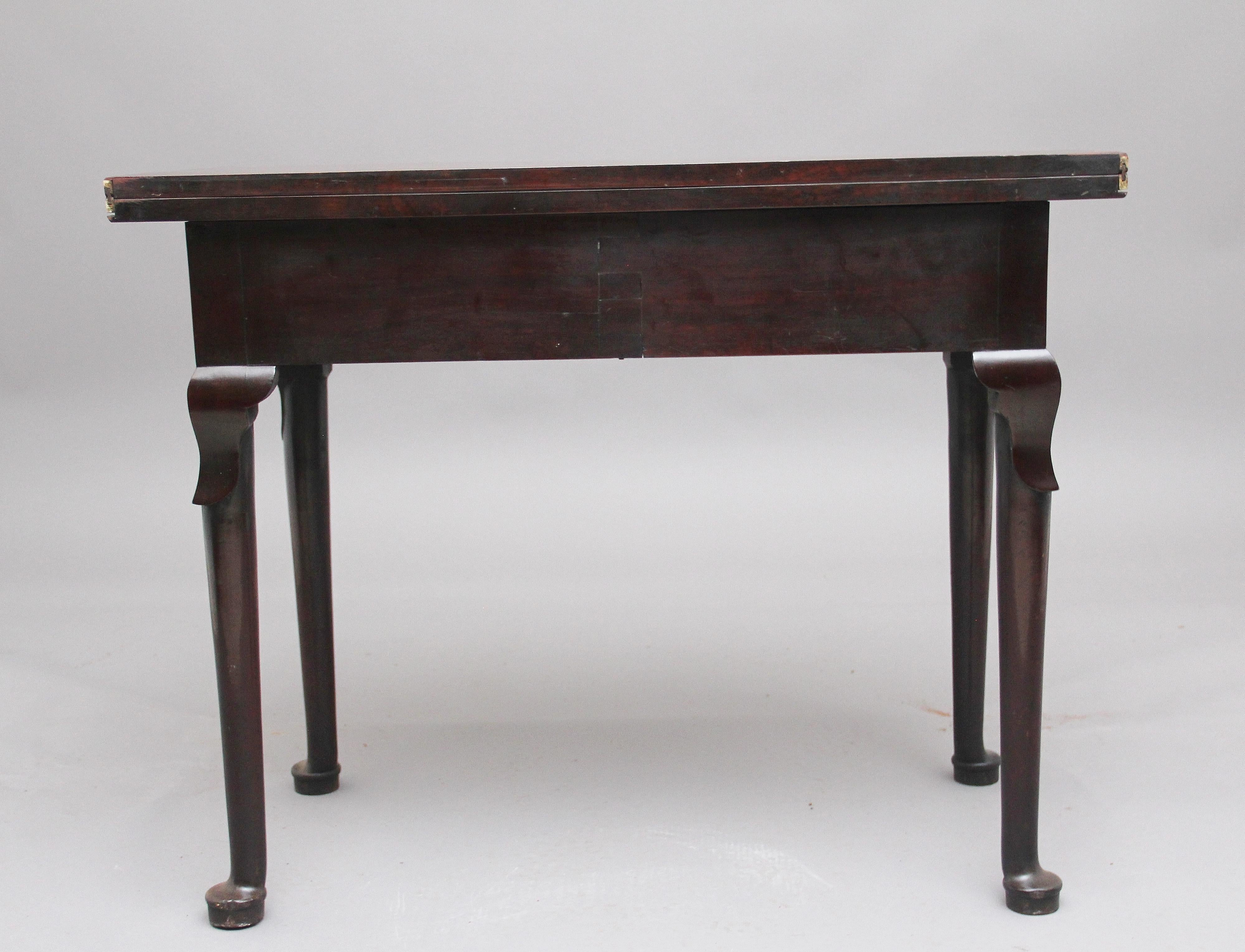 18th Century Mahogany Side Table In Good Condition For Sale In Martlesham, GB