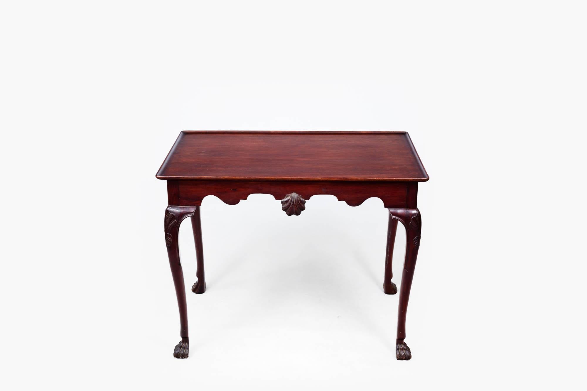 Irish 18th Century Mahogany Silver Table For Sale