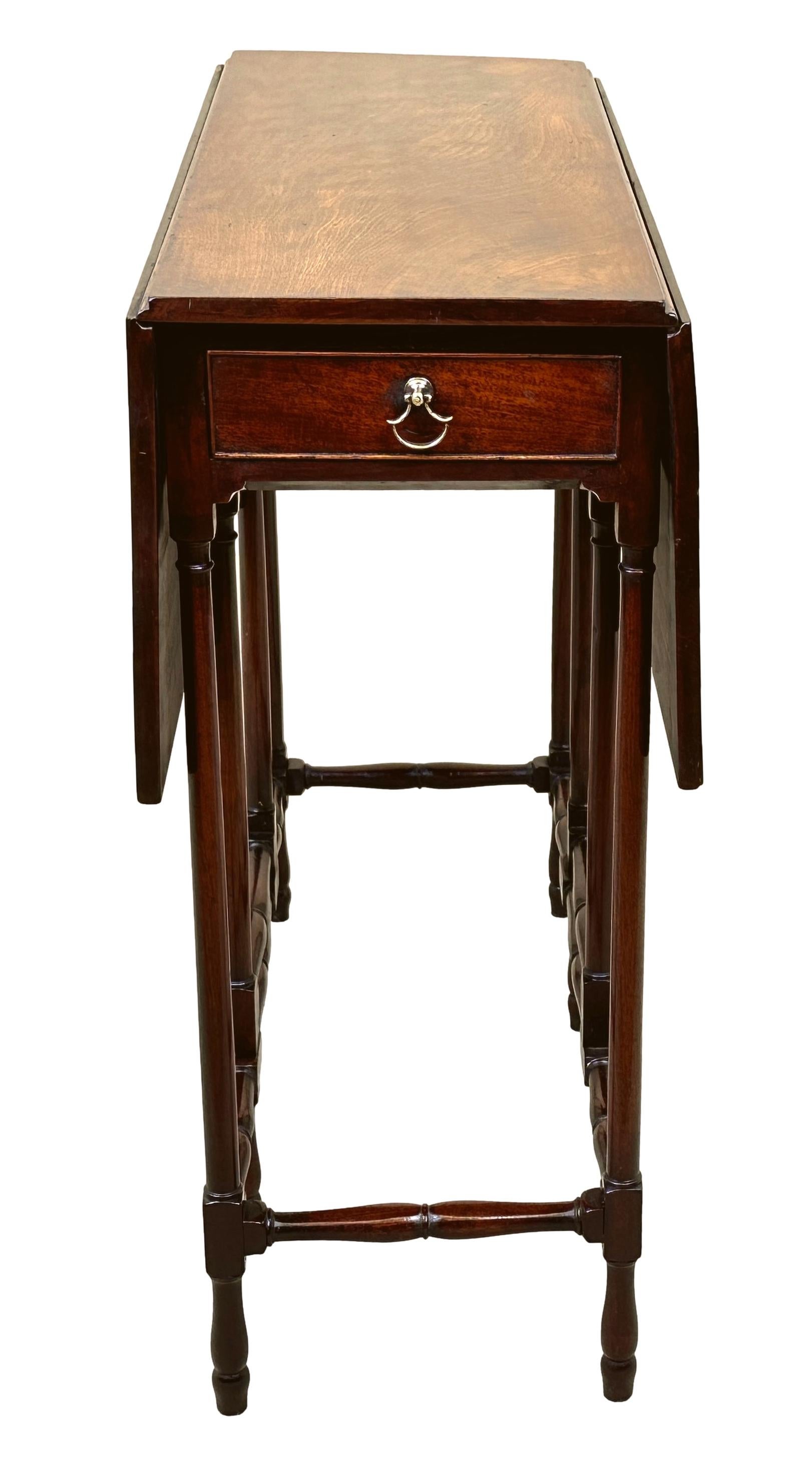 18th Century Mahogany Spider Leg Occasional Table  For Sale 7