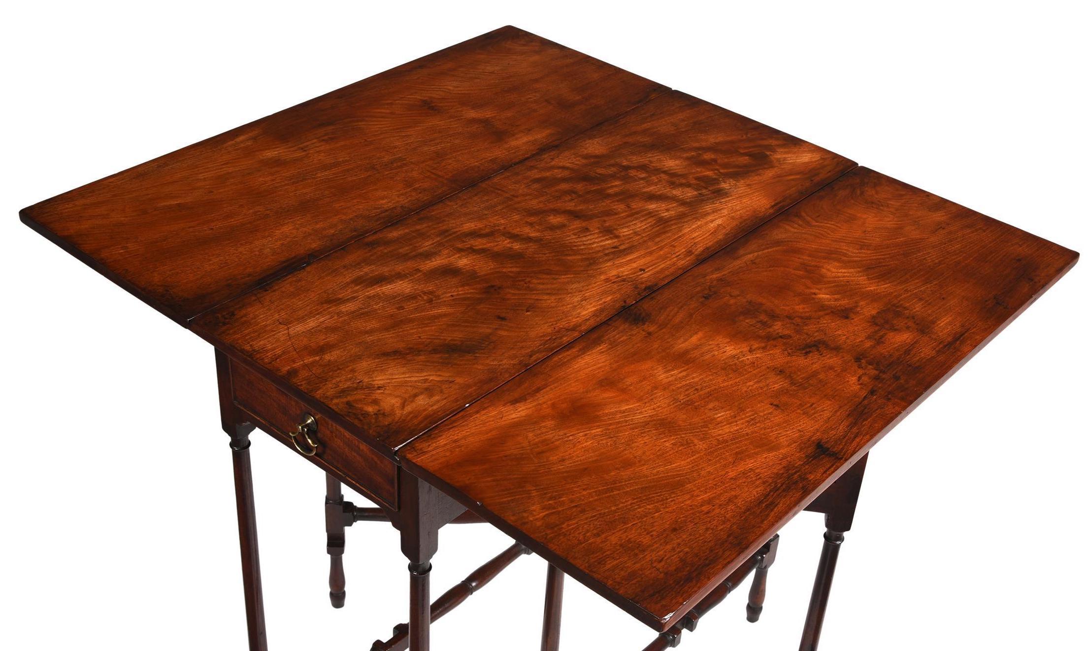 18th Century Mahogany Spider Leg Occasional Table  For Sale 9