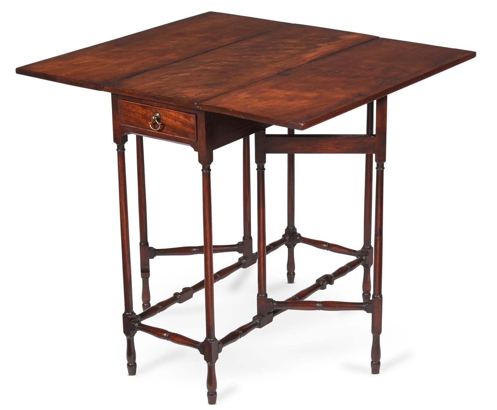 18th Century Mahogany Spider Leg Occasional Table  For Sale 2