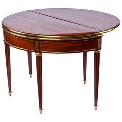 18th Century Mahogany Table by Biennais in Paris