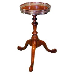Antique 18th Century Mahogany Tripod Kettle Stand