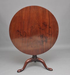 18th Century Mahogany Tripod Table