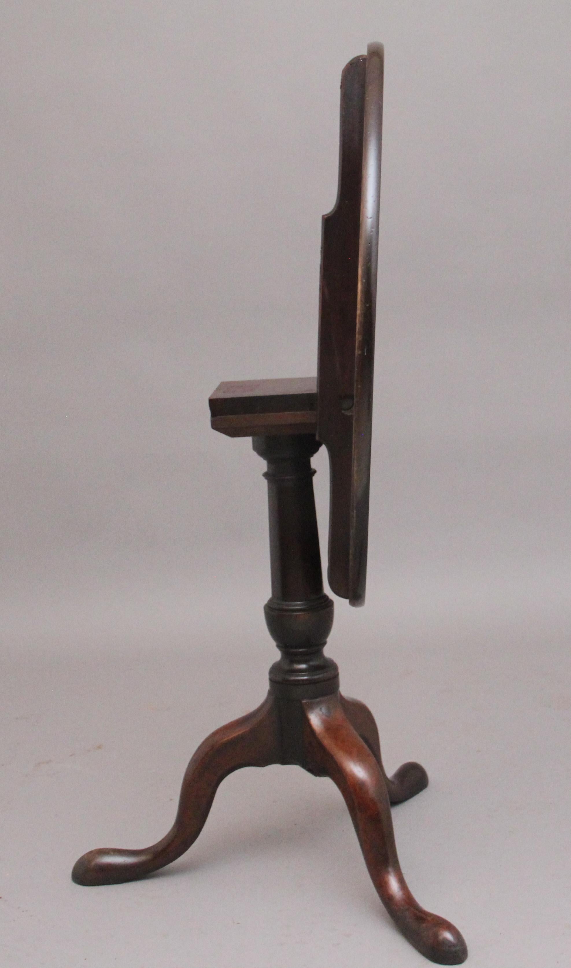 Georgian 18th Century mahogany tripod table For Sale