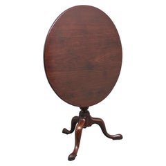 18th Century Mahogany Tripod Table