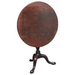 18th Century Mahogany Tripod Table