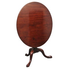 18th Century mahogany tripod table