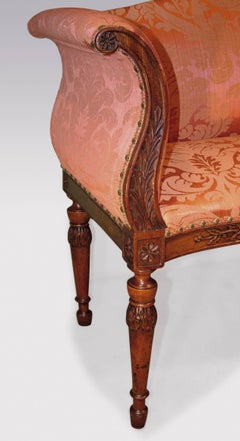 18th Century Mahogany Window Seat