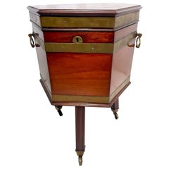 18th Century Mahogany Wine Cooler Antique 18th Century Mahogany Wine Cooler