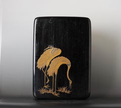 18th Century Makie Paper Storage Lacquered Box