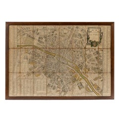 18th Century Map of Paris