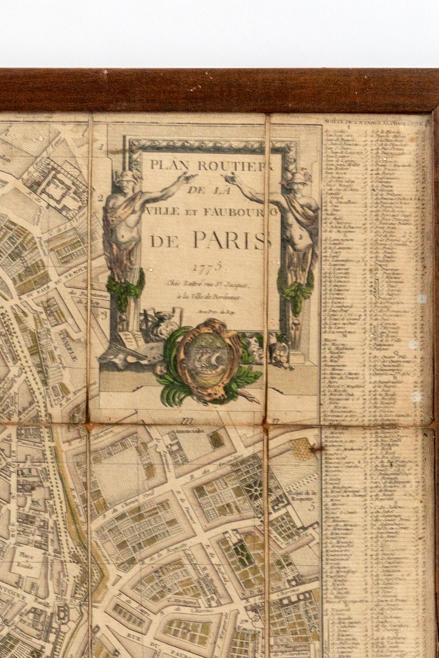 carte de paris ancienne