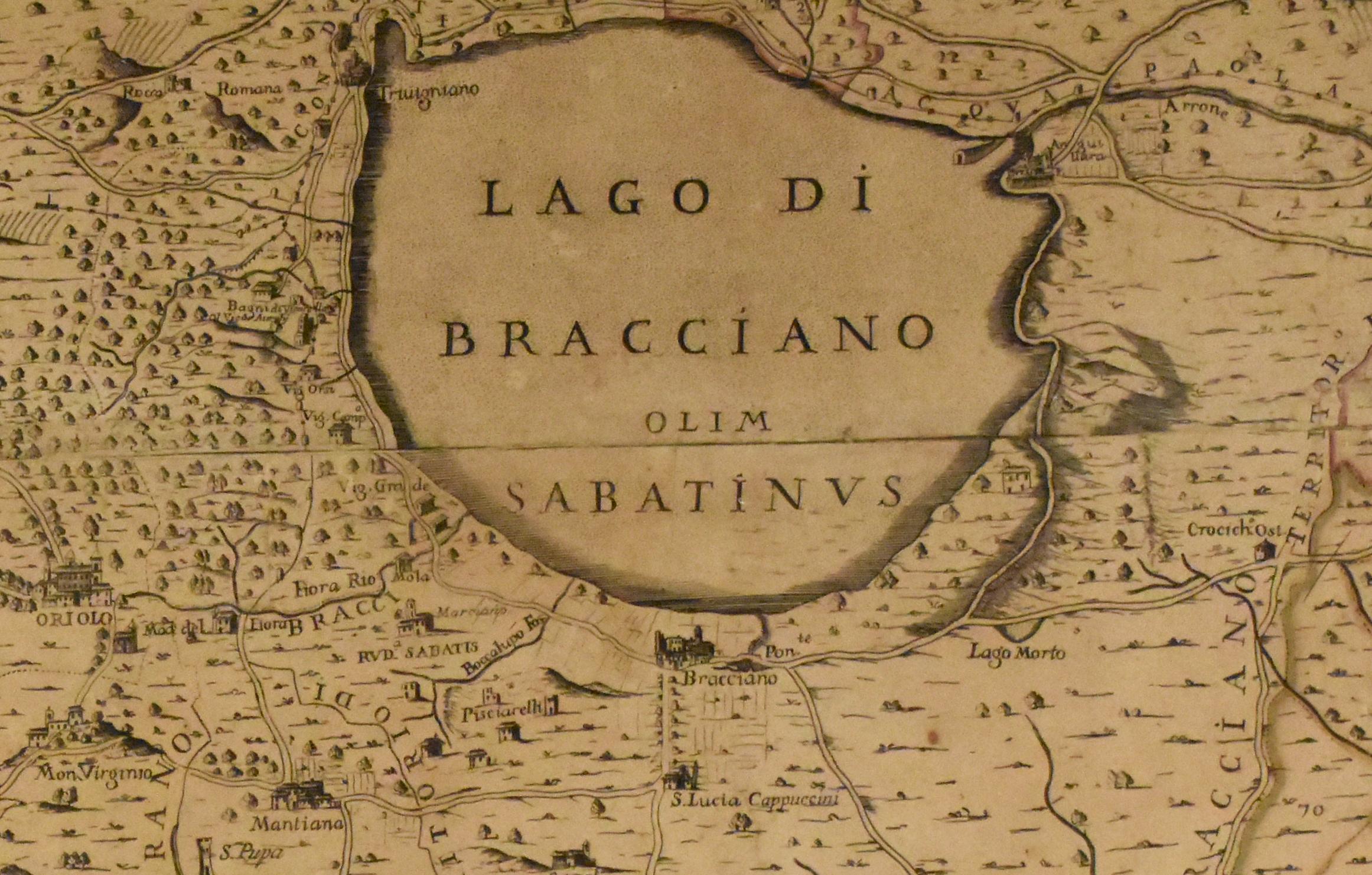Mappa di Roma e dintorni del XVIII secolo in vendita 7