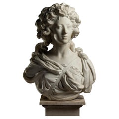 18th Century French Marble  Sculpture Follower of Augustin PAJOU (1730-1809)