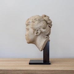 18th Century Marble Bust of a Young Woman