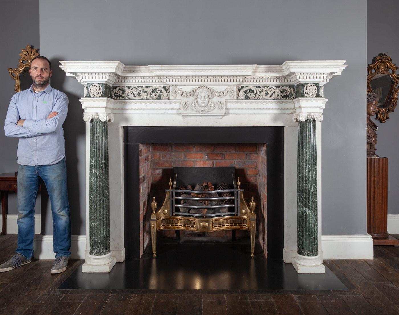 18th Century Marble Mantelpiece Designed by Isaac Ware for Chesterfield House  For Sale 3