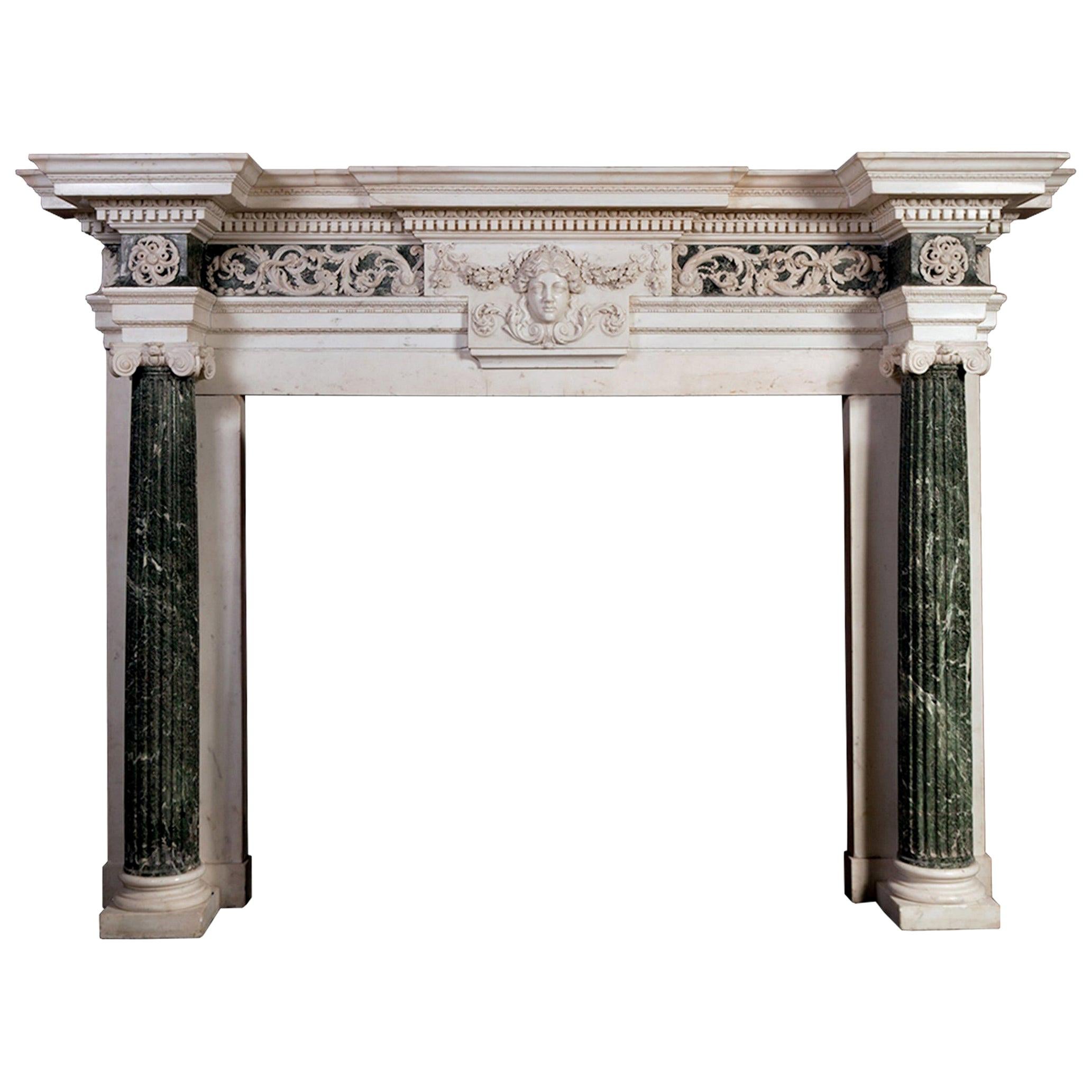 18th Century Marble Mantelpiece Designed by Isaac Ware for Chesterfield House  For Sale