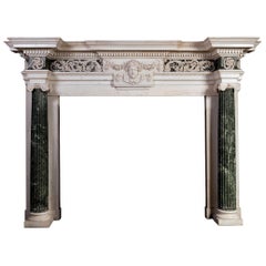 Vintage 18th Century Marble Mantelpiece Designed by Isaac Ware for Chesterfield House 