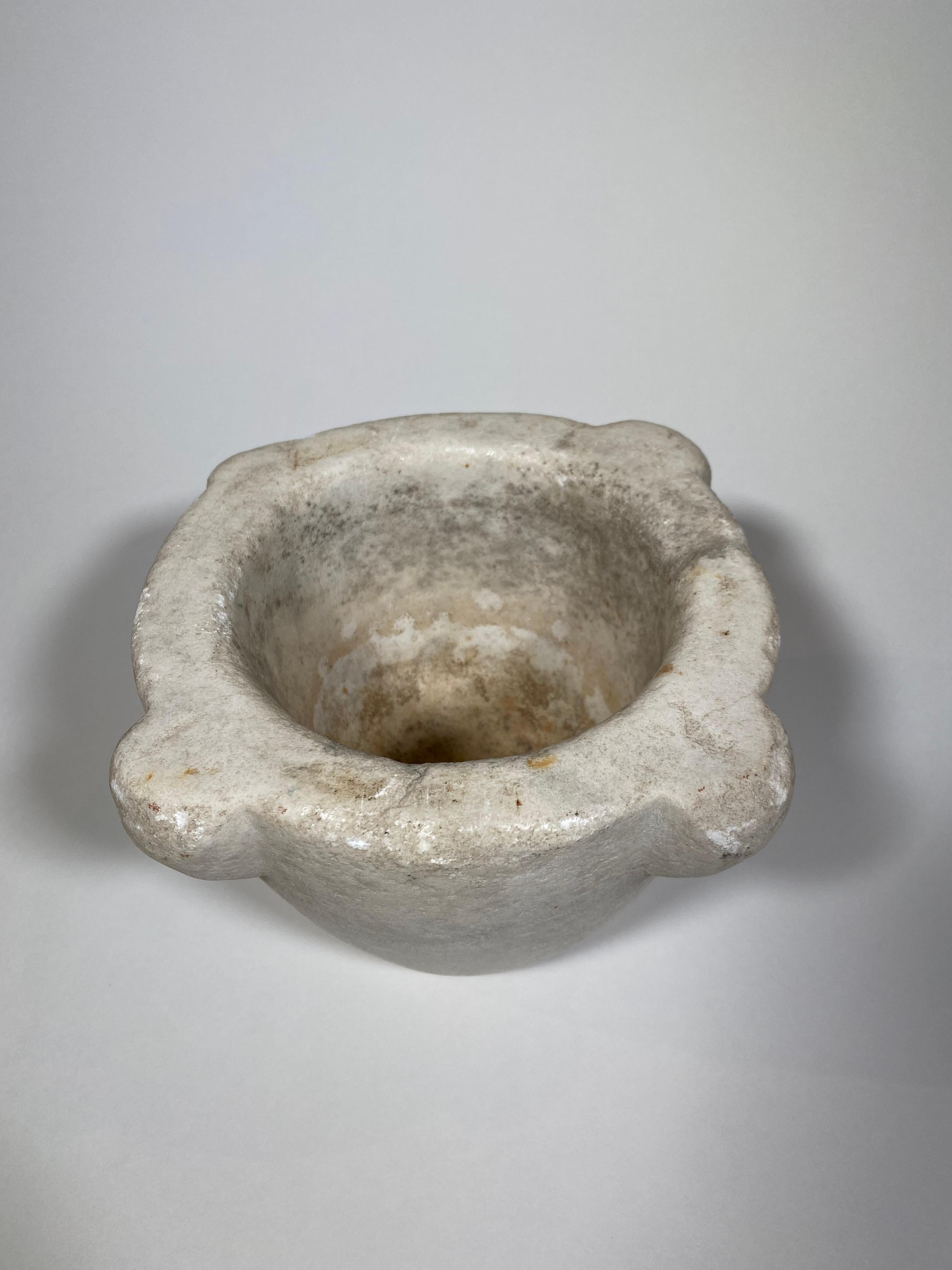 18th Century and Earlier 18th Century Marble Mortar