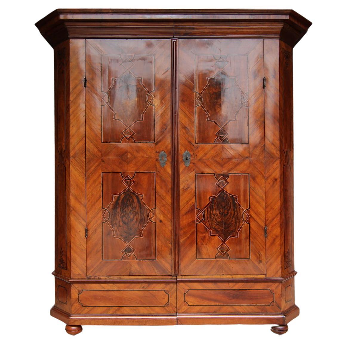 18th Century Maria Theresia Baroque Cabinet For Sale