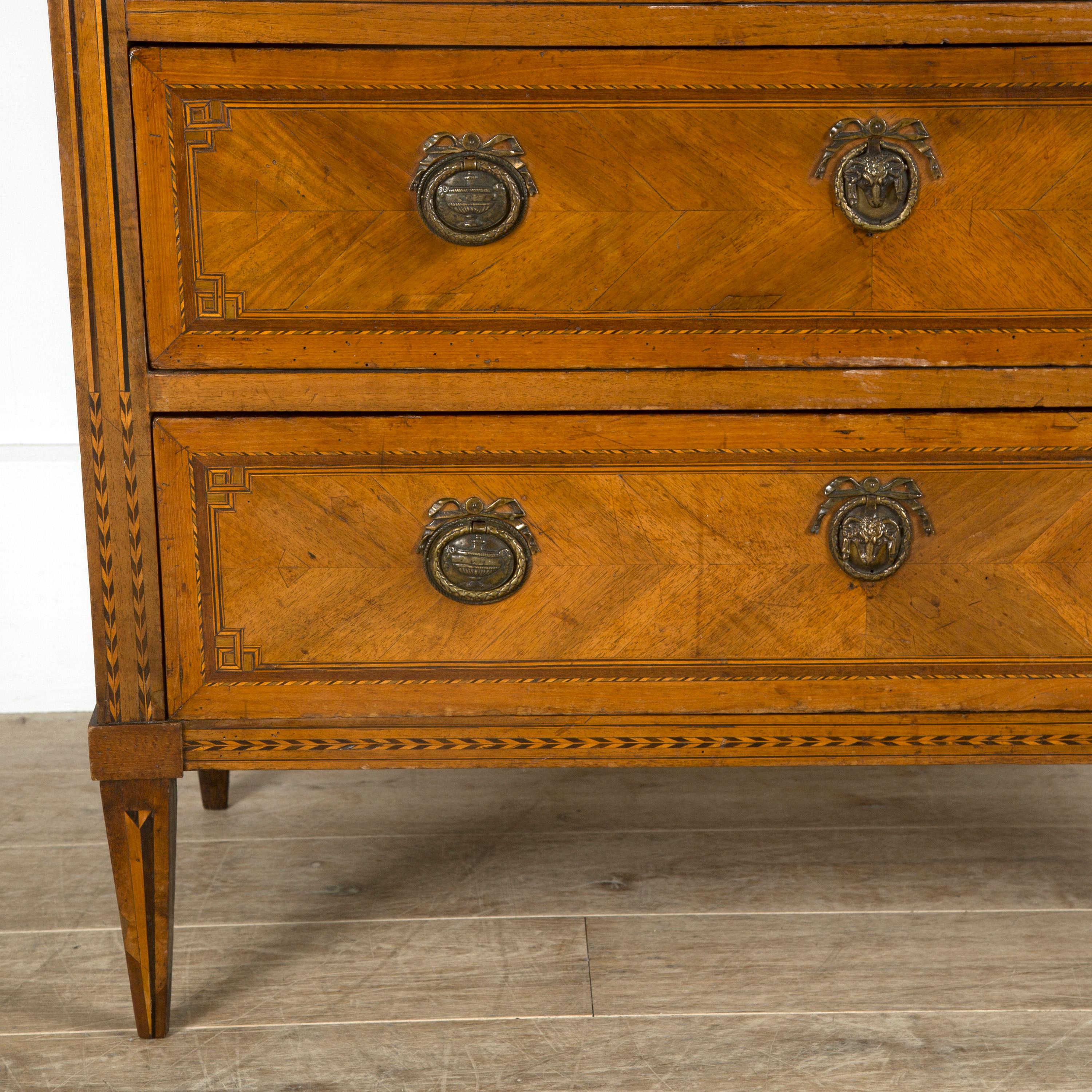 French 18th Century Marquetry Commode