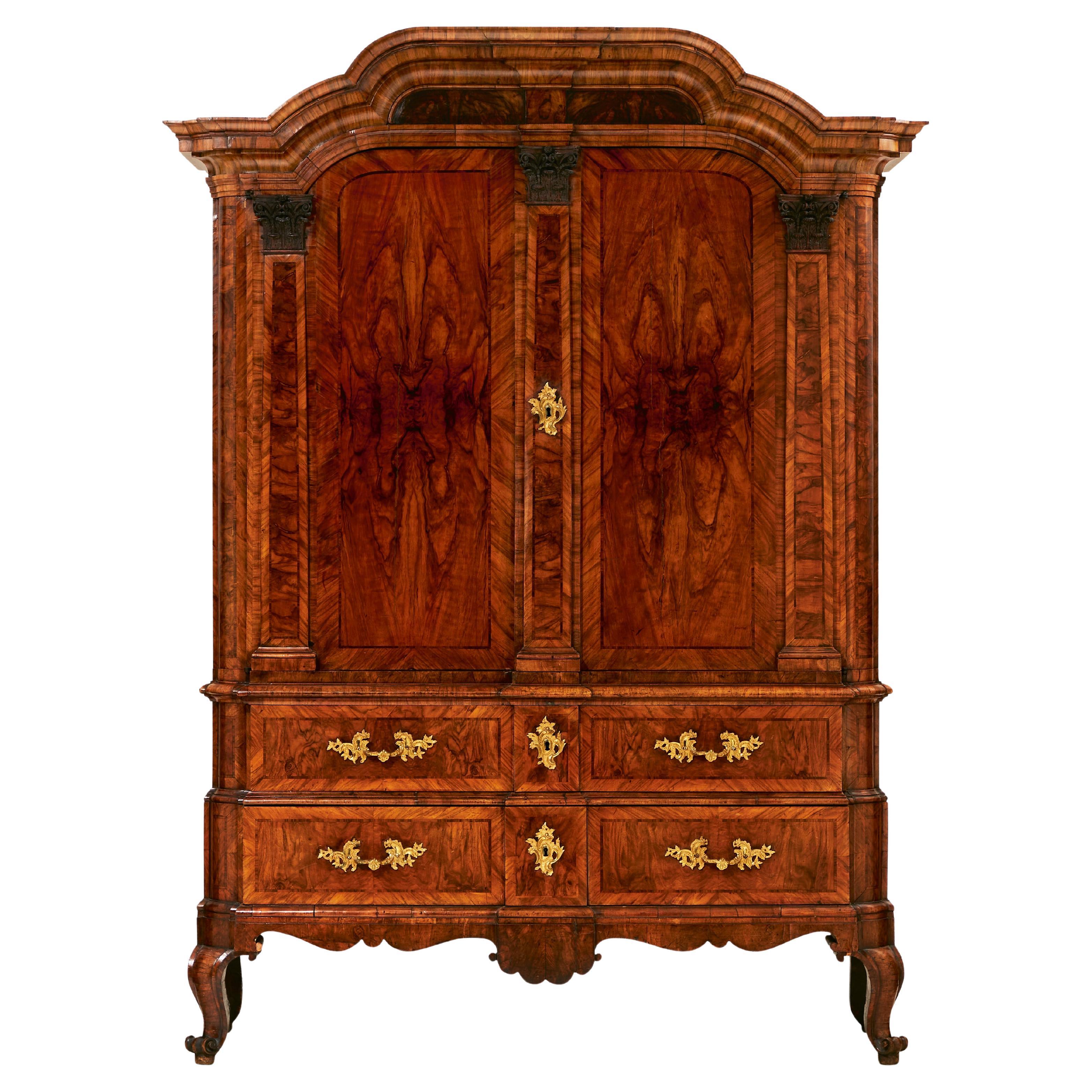 Gabinete de obra maestra de Mathias Tiberg del siglo XVIII en venta