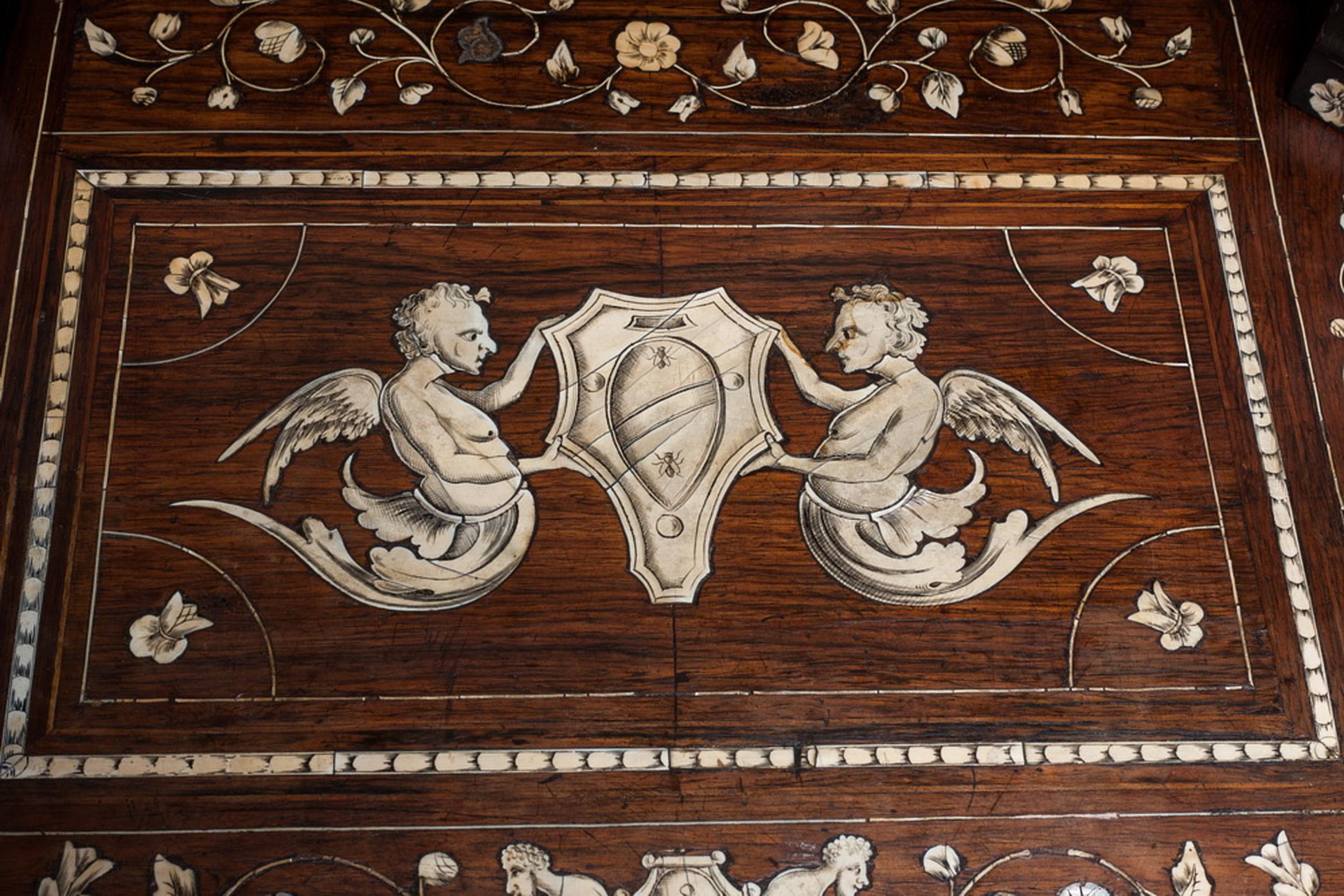 Louis XIV 18th Century Mazarin Writing Desk For Sale