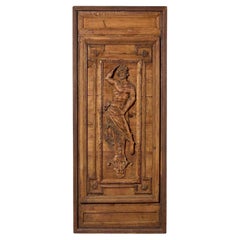 18th Century Medieval Style Carved Oak Door or Panel