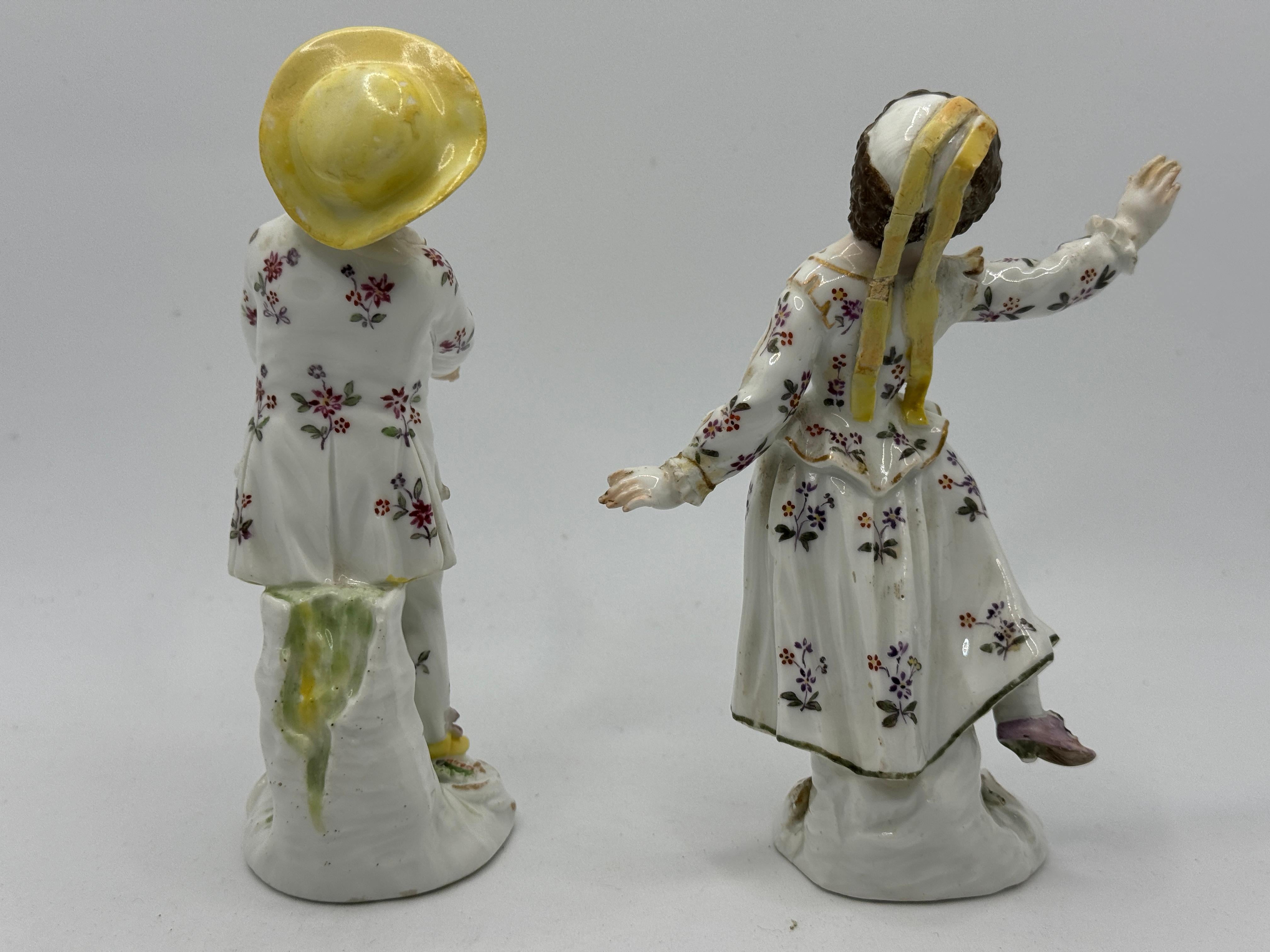 Porcellana Figure di Meissen del XVIII secolo 