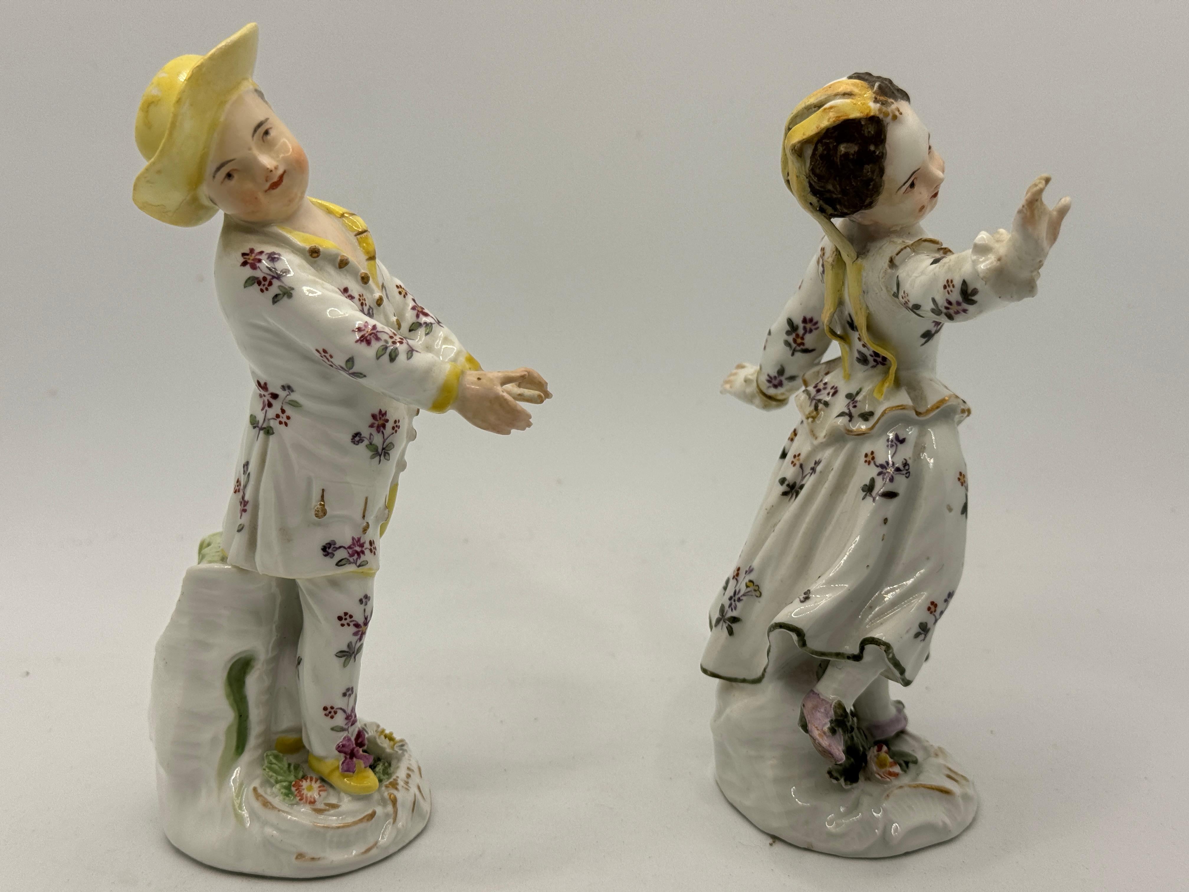 Figure di Meissen del XVIII secolo 