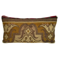 Antique 18th Century Metallic Tapestry Pillow