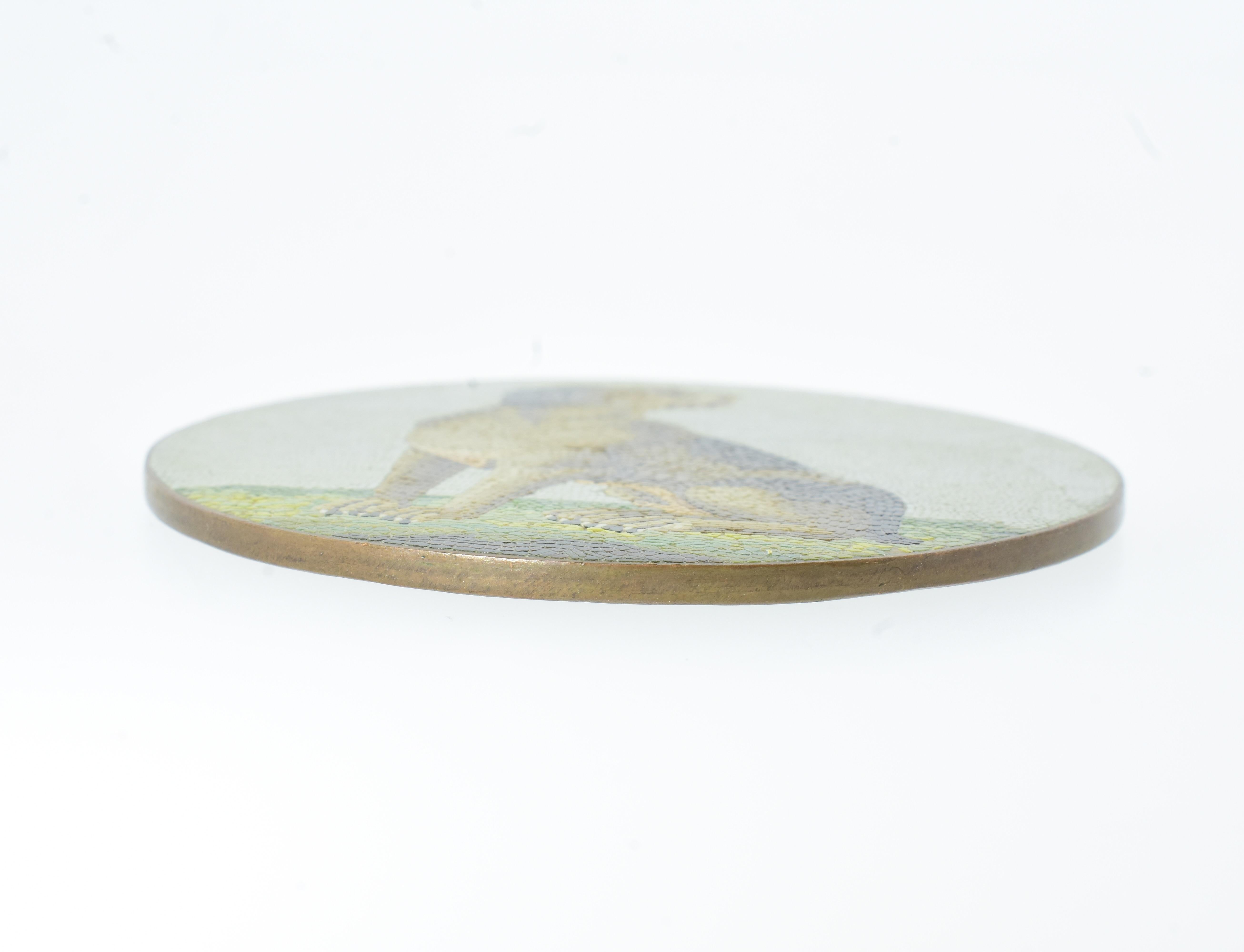 Women's or Men's 18th Century Micromosaic Plaque, possibly by G. Raffaelli, c. 1780 For Sale