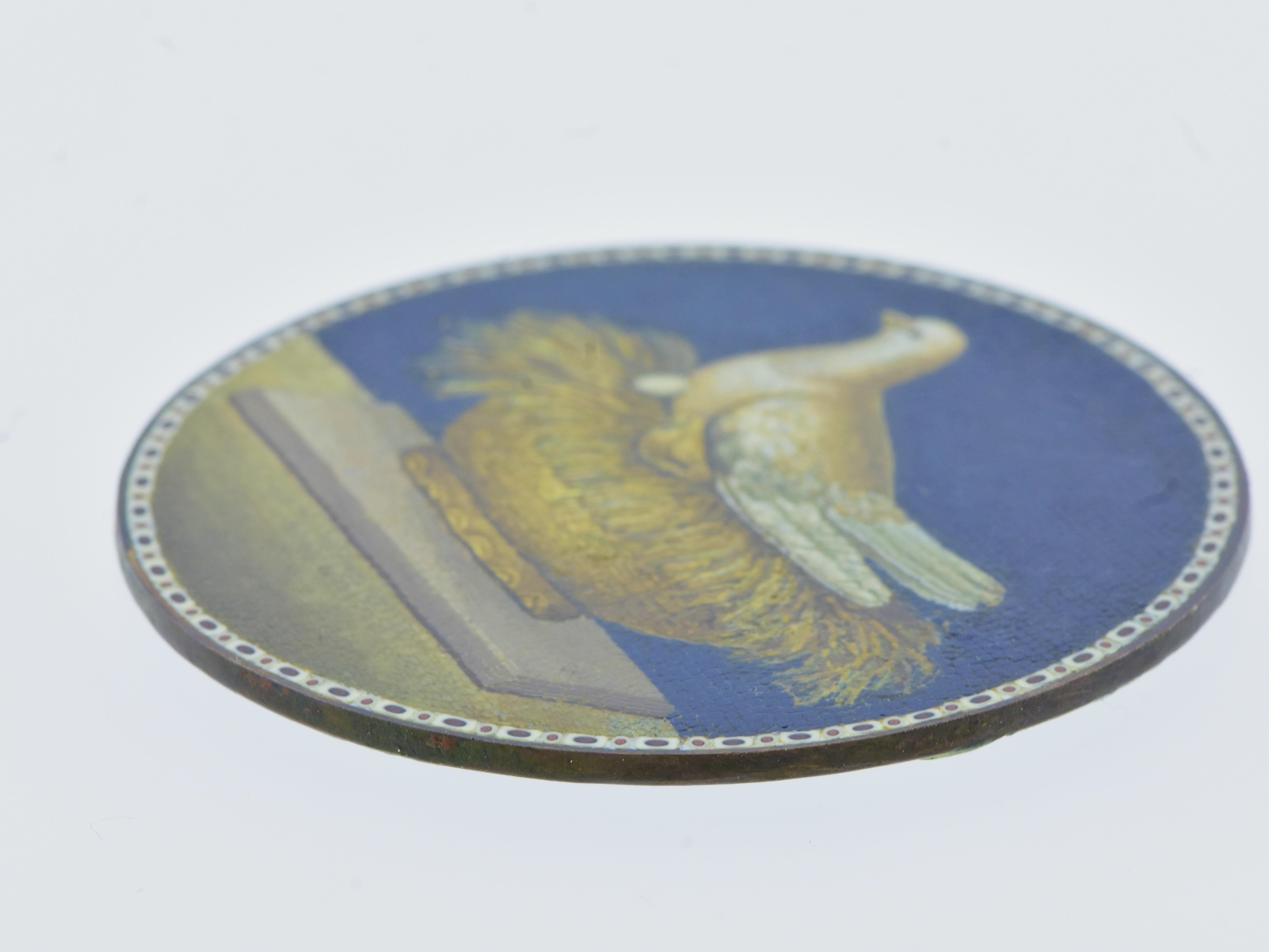 Micromosaïque du 18e siècle, Rome, vers 1795, attribuée à G. Raffaelli Bon état - En vente à Aspen, CO