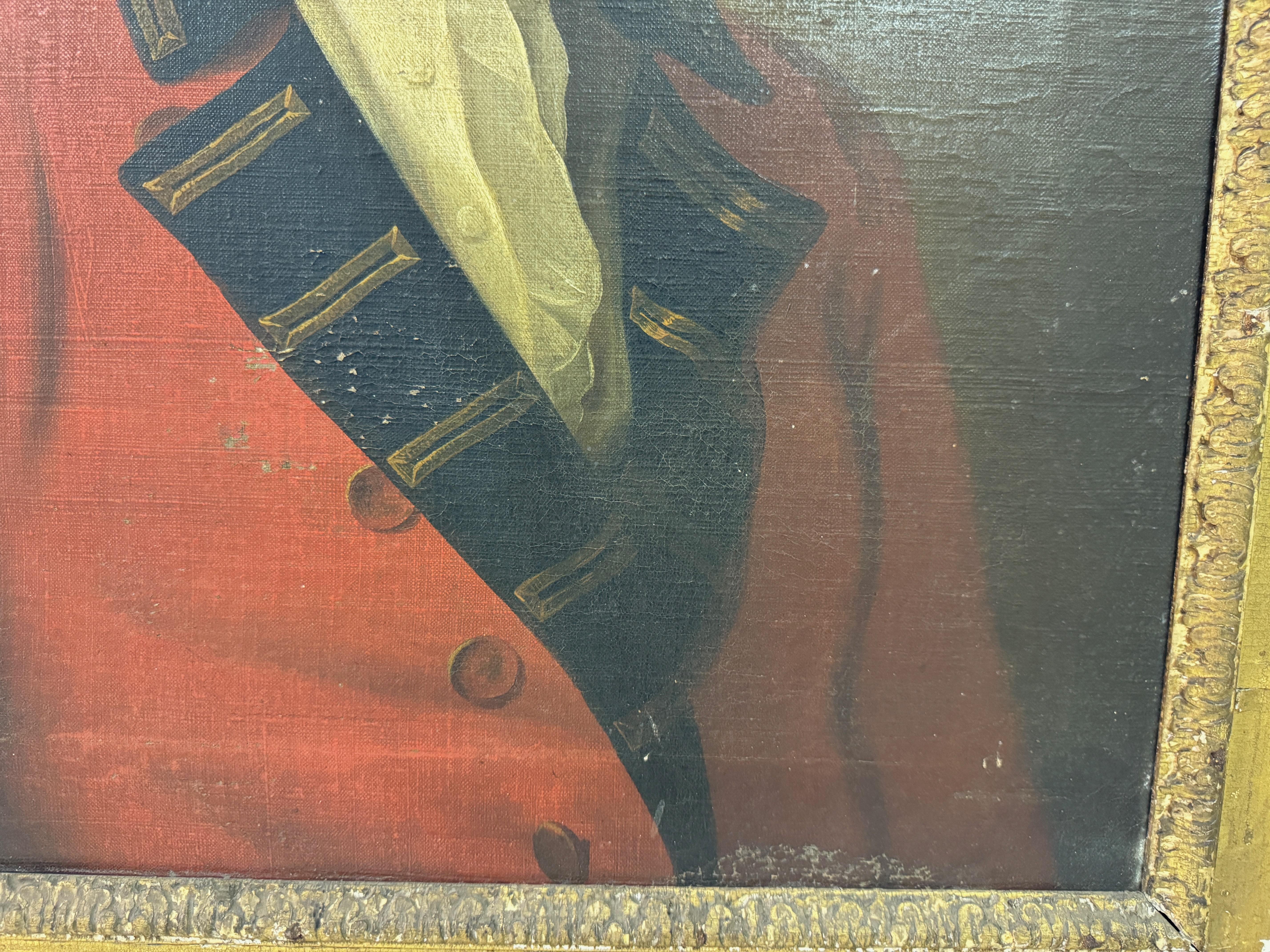 Portrait militaire du XVIIIe siècle du colonel William Flint 1731-1795 en vente 4