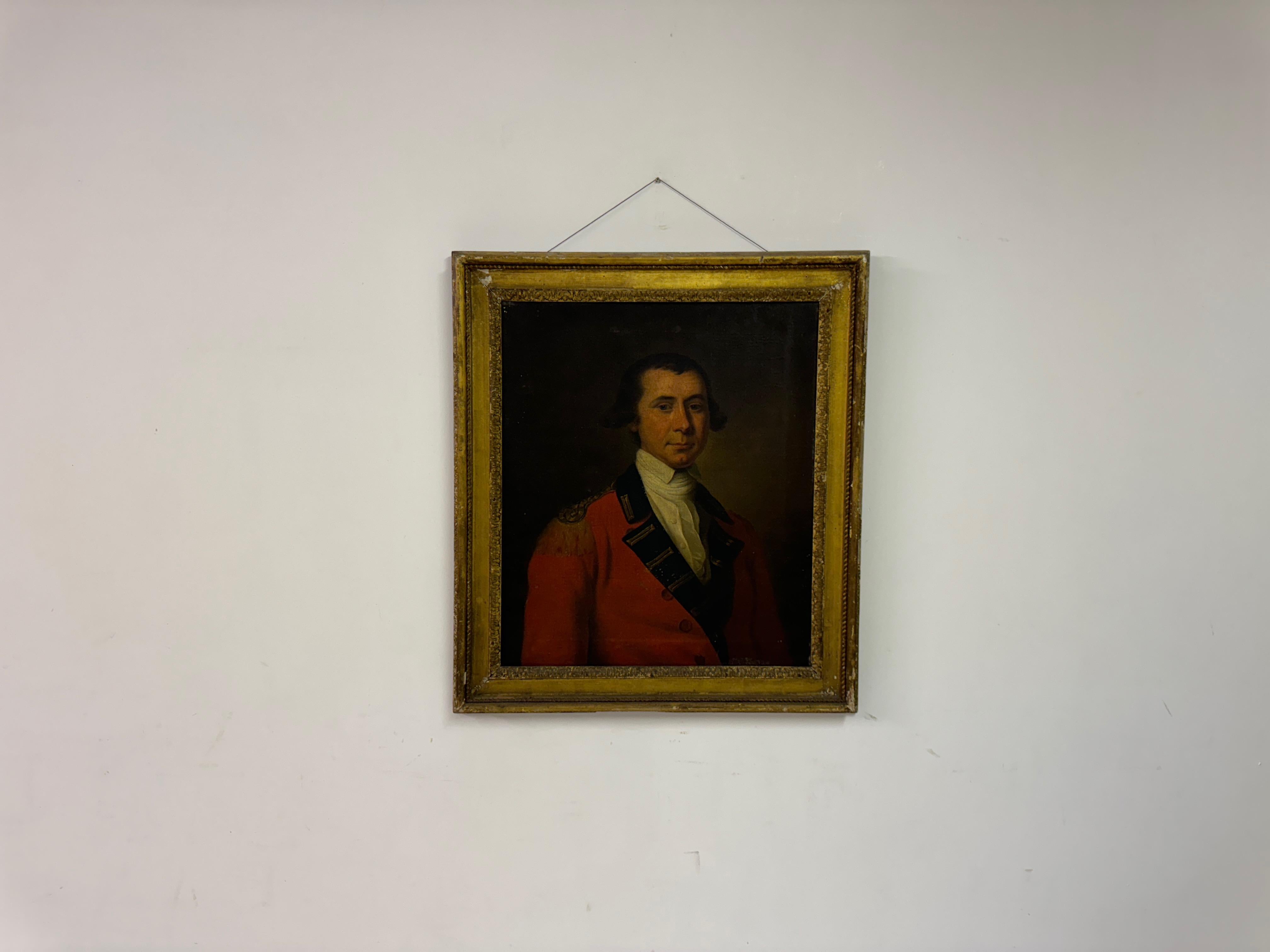 Britannique Portrait militaire du XVIIIe siècle du colonel William Flint 1731-1795 en vente