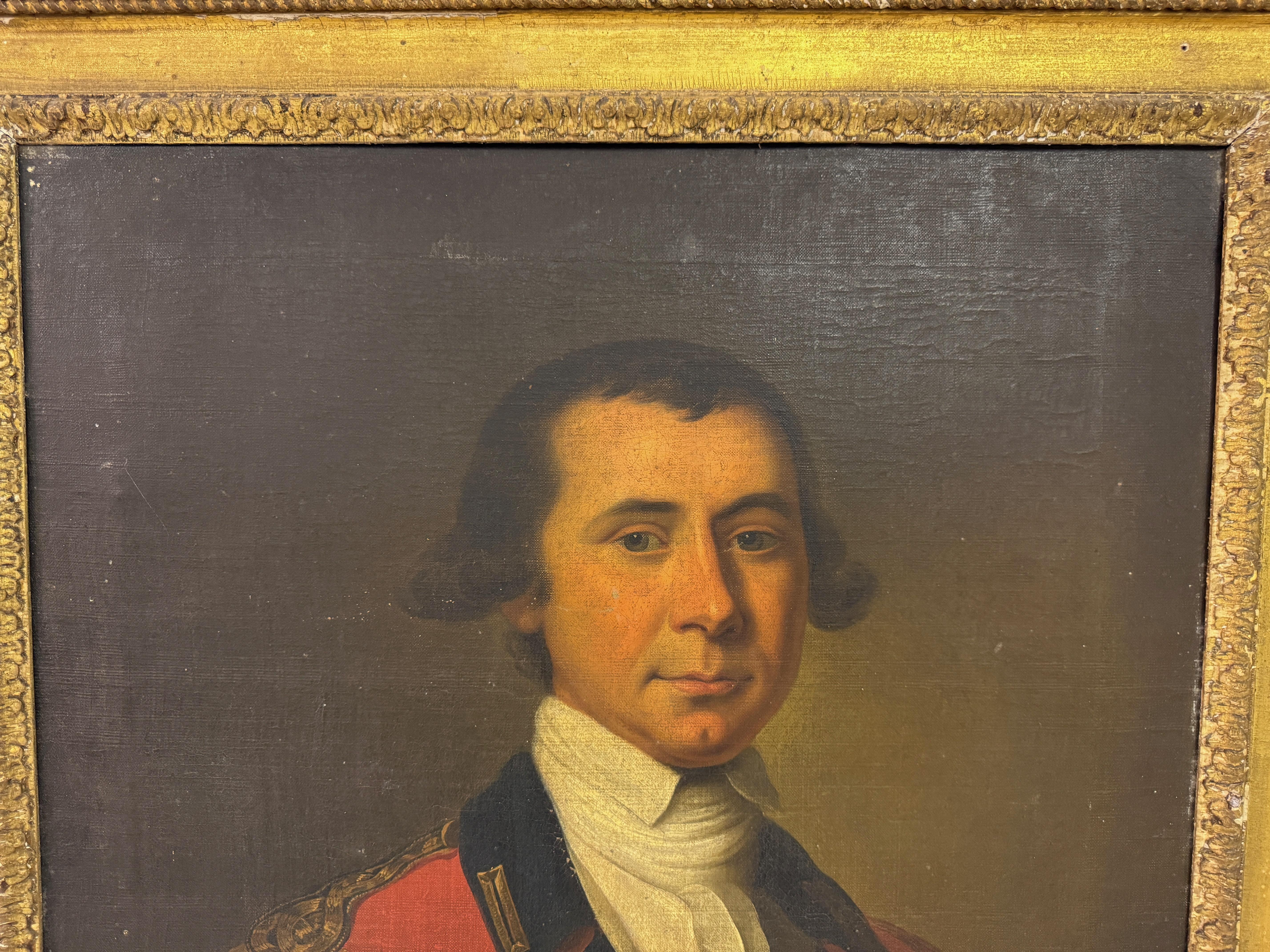 Portrait militaire du XVIIIe siècle du colonel William Flint 1731-1795 Bon état - En vente à London, London