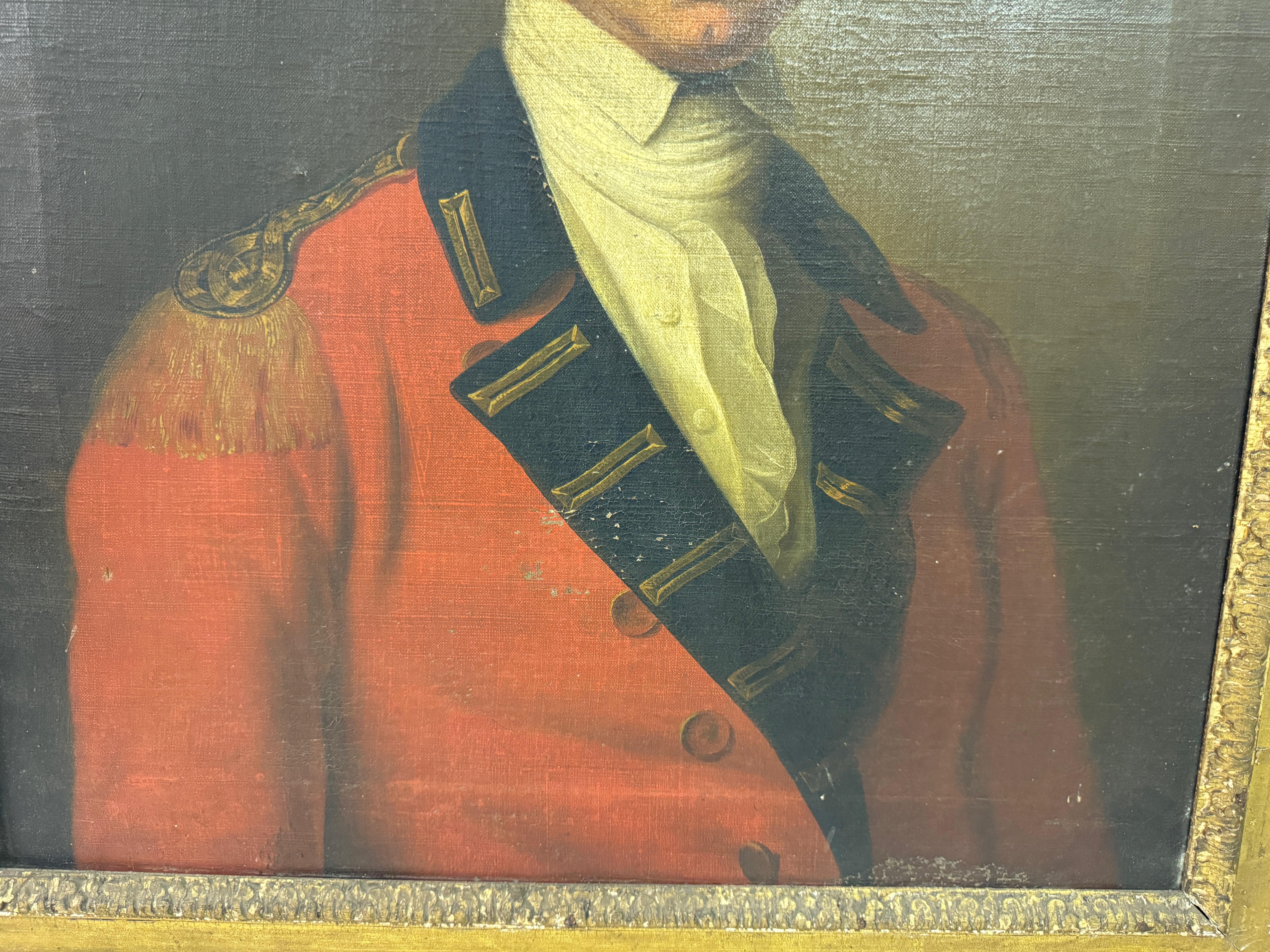 Portrait militaire du XVIIIe siècle du colonel William Flint 1731-1795 en vente 1